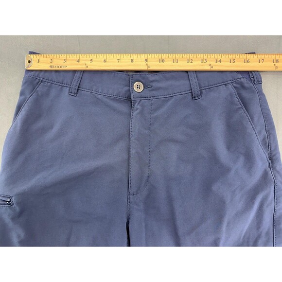 Lee Flex Shorts Lot x2 Mens 34 Navy Blue Beige Stretch Zip Pocket Casual Outdoor - Picture 3 of 16